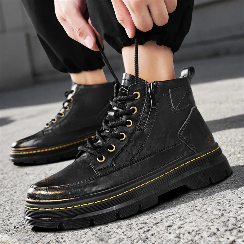 Men’s High-Top Lightweight Casual Boots