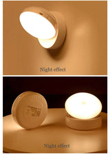 USB Rechargeable LED Night Motion Sensor Light