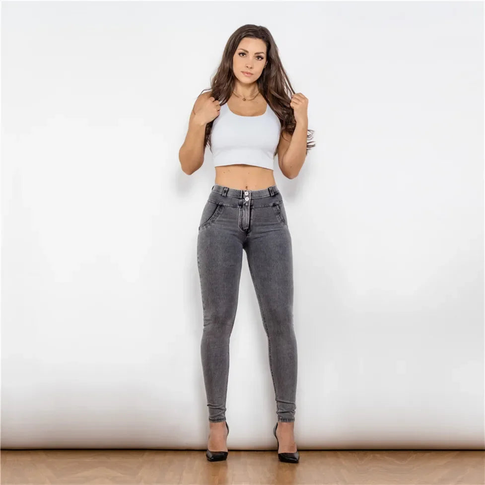 Women Butt Lift Stretch Skinny Jeans