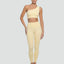 Blush One-Shoulder Yoga Set