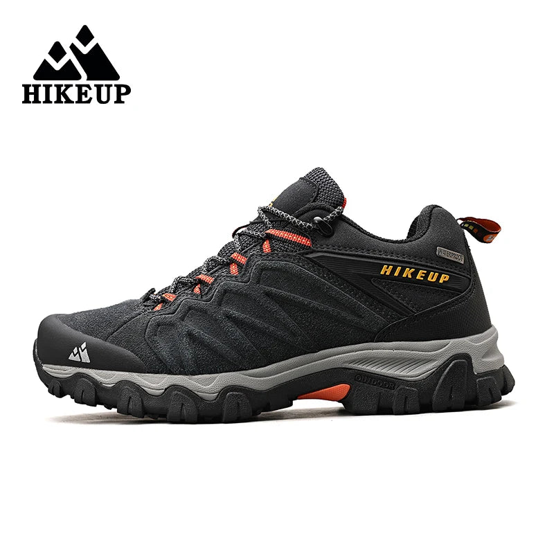 Men Leather Outdoor Trekking Shoes
