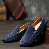 Men’s 2025 Luxury Suede Boat Loafers