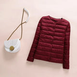 Women's Light Thin Round Neck Jacket