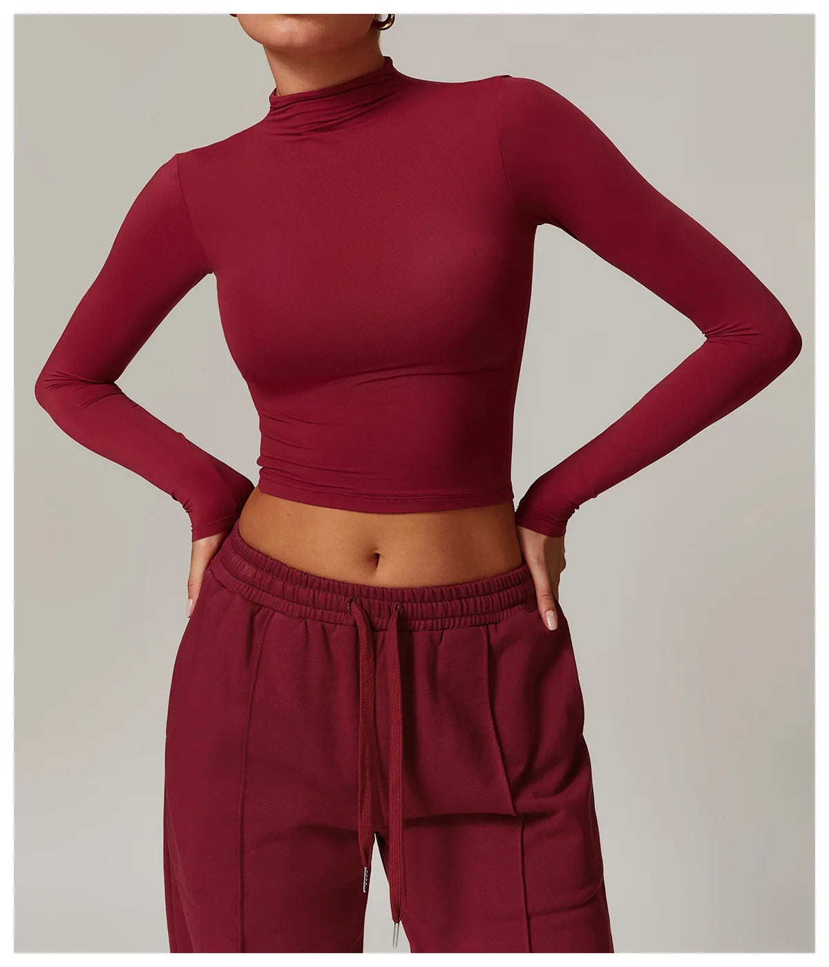 Women's Long Sleeve Yoga Shirt – Outdoor Running Fitness Top