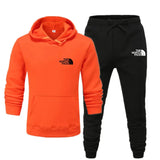 Unisex Printed Hooded Tracksuit