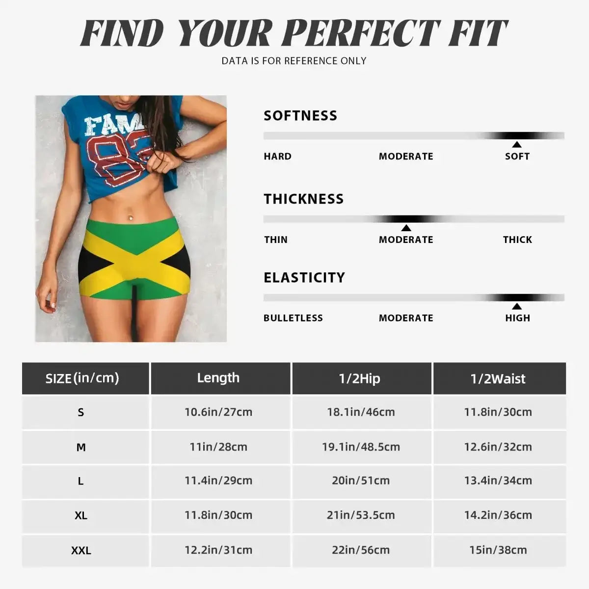 Women High Waist Skinny Shorts