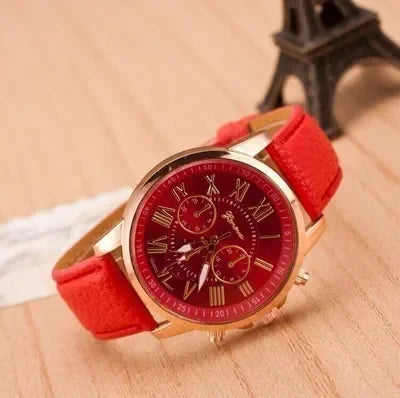 Women’s Leather Dress Watch
