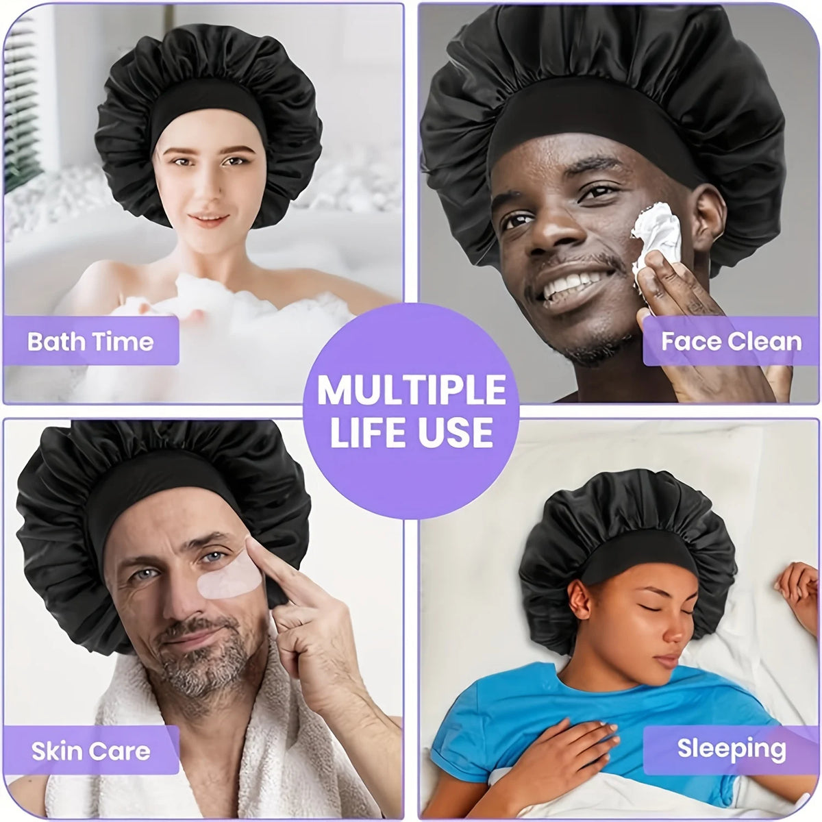 Satin Sleep Bonnet