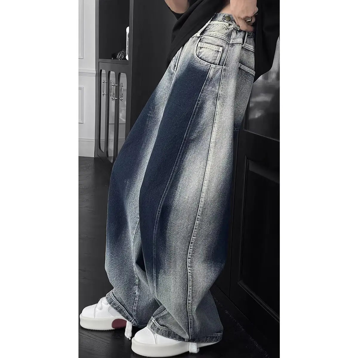 Men’s Retro Loose Denim Jeans