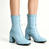 Classic Block Heel Ankle Boots