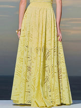 Women's Sleeveless Skirt Set