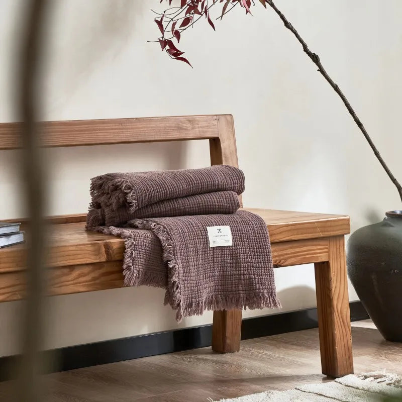 Soft Cotton Throw Blanket