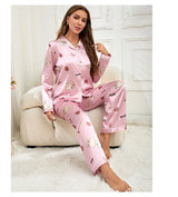 Women's Satin Pajama Set