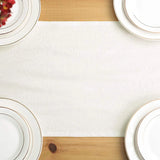 Cotton Sage Green Table Runner