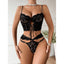 Luxury Floral Lace Bra Set