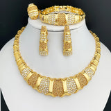 Dubai 18K Gold Plated Jewelry Set