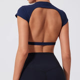 FlexFlow Backless Crop Top