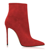 Suede Stiletto Boots