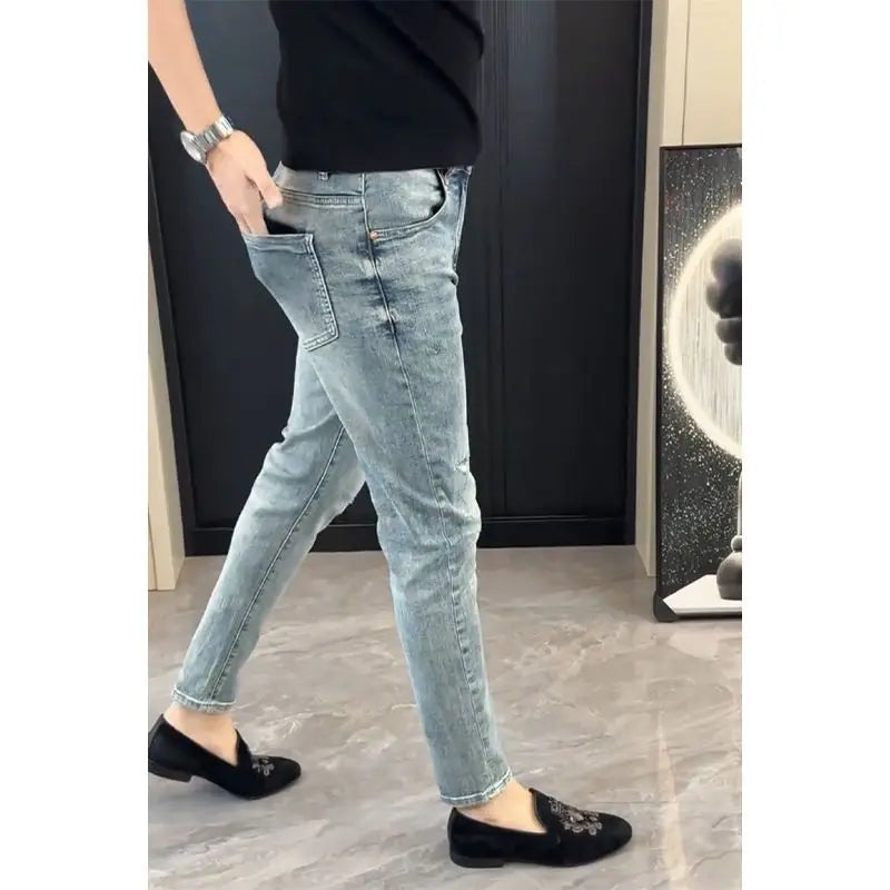 Prestige Embroidered Slim Jeans
