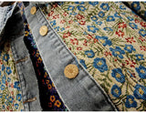 Women’s Luxury Pearl Bridal Denim Jacket