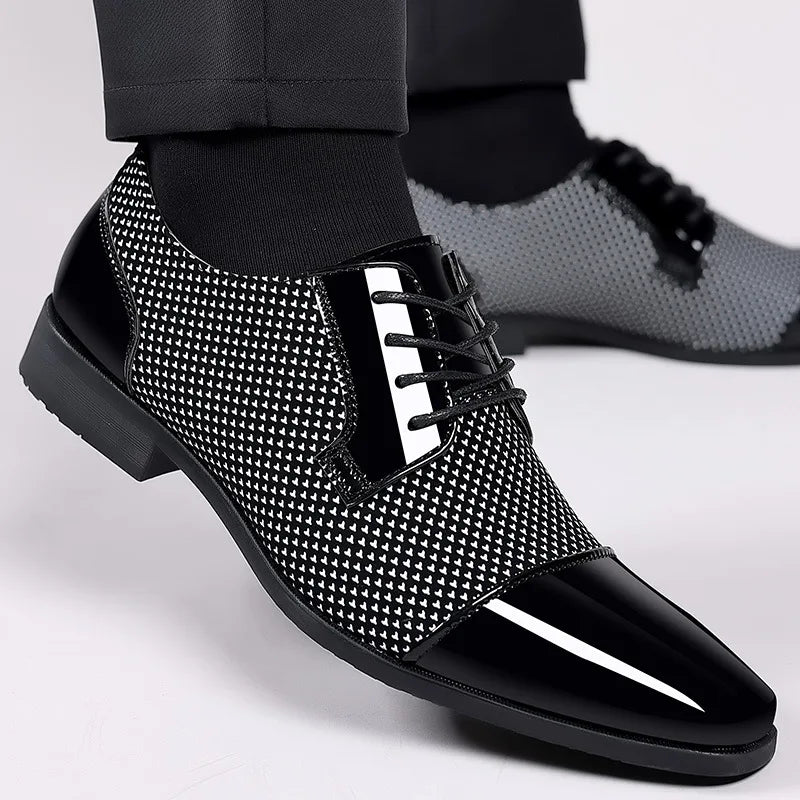 Royal Black Oxford Shoes