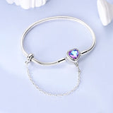Sterling Silver Heart Bracelet