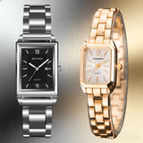 Luxury Square Gold Quartz Couple Watches