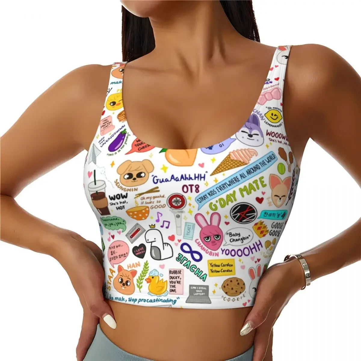 Sparkling Rhinestone Backless Camisole Tank