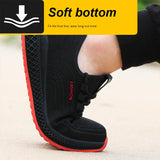 Manlegu Air Mesh Lightweight Safety Sneakers
