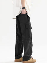 Men Black Baggy Denim Pants