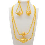 Dubai Gold Color Bridal Jewelry Set