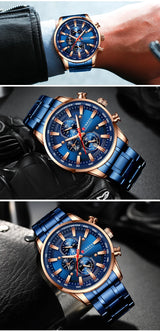 CURREN Luxury Men’s Quartz Chronograph Watch