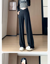 Wide-Leg Low-Waist Maternity Pants