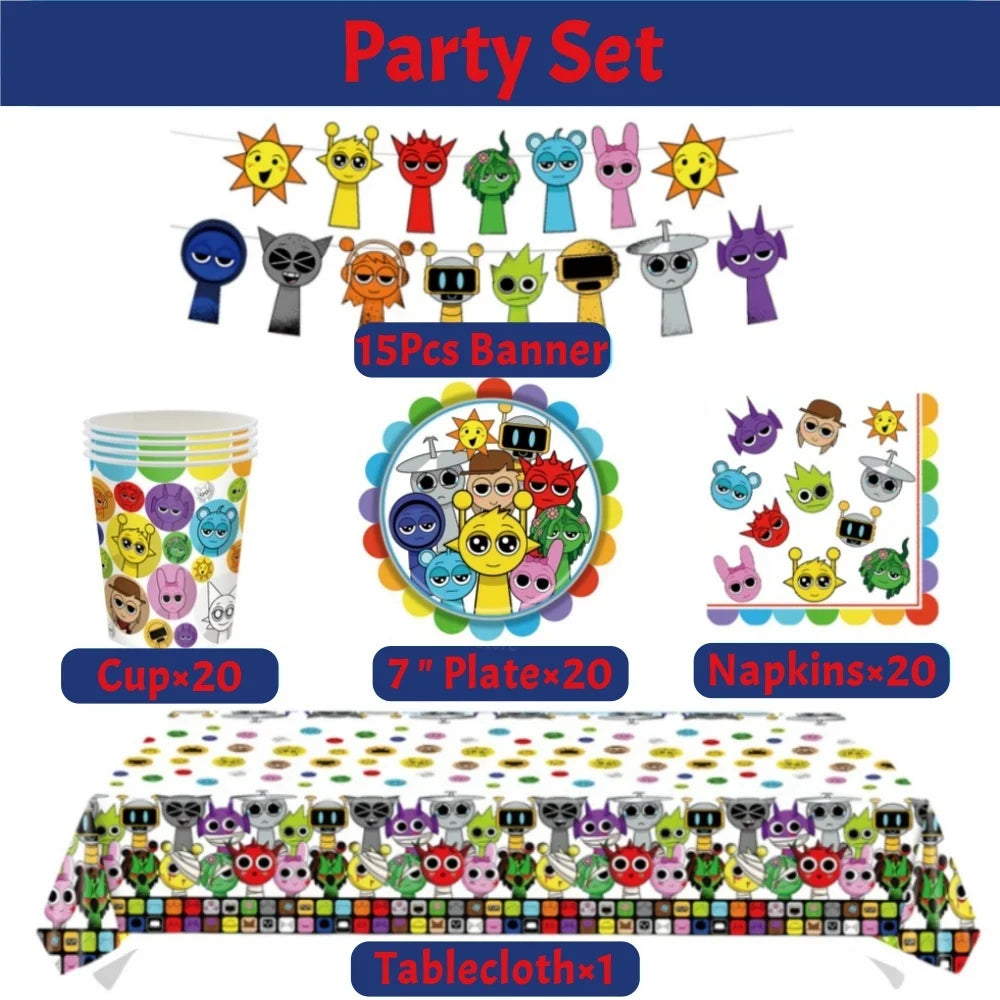 Kids Birthday Party Decoration Set