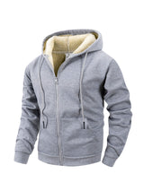 Men's Thick Fleece Zip Hoodie