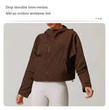 Women Windproof Quick Dry Yoga Jacket