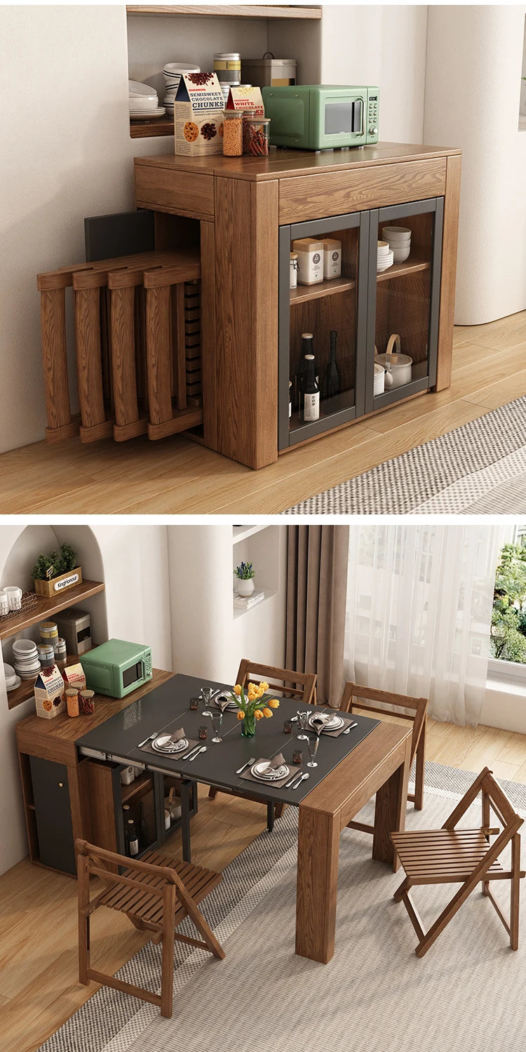 Folding Extendable Dining Table