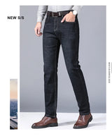Men's Classic Black Jeans Plus Size