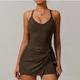 Women Tennis Dress with Shorts