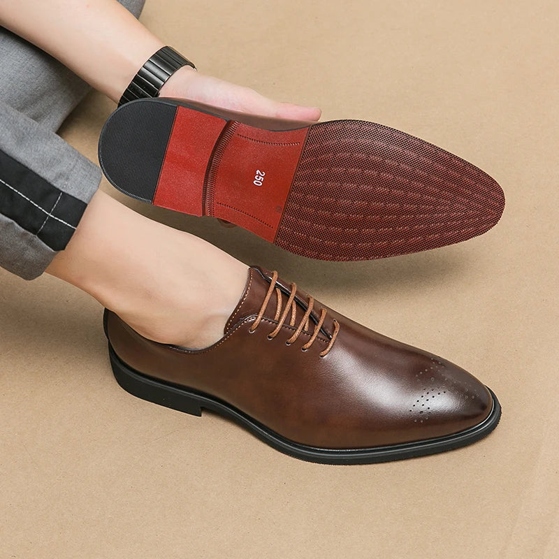 Men Luxury Wedding Oxford Shoes