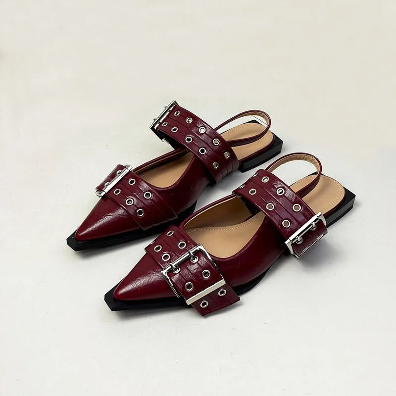 Women’s Designer Pointed Toe Slingback Flats