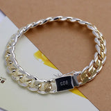 925 Sterling Silver Chain Bracelet