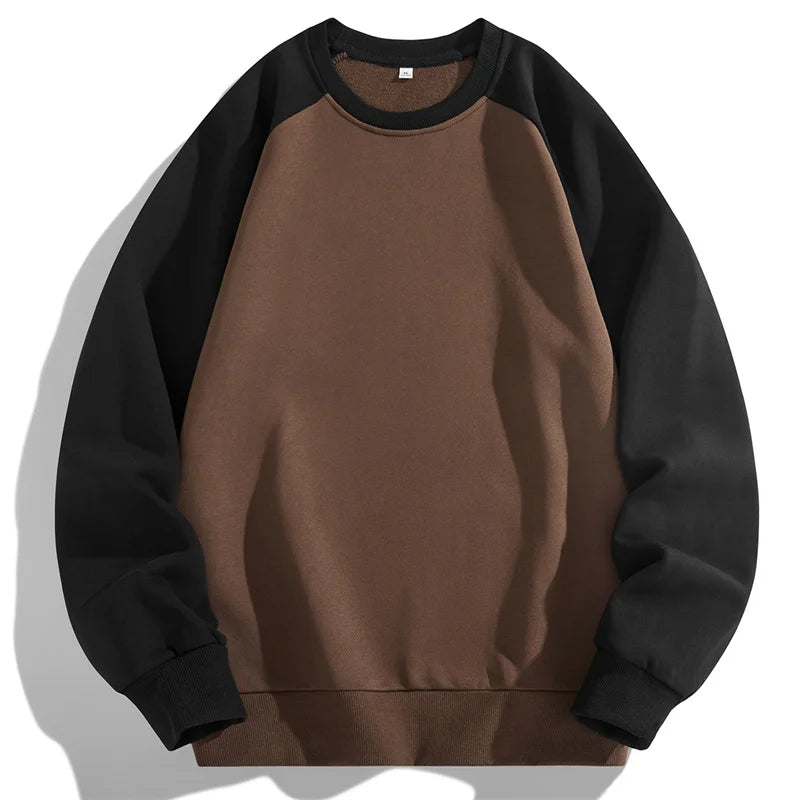 Men Patchwork Oversized Hoodie