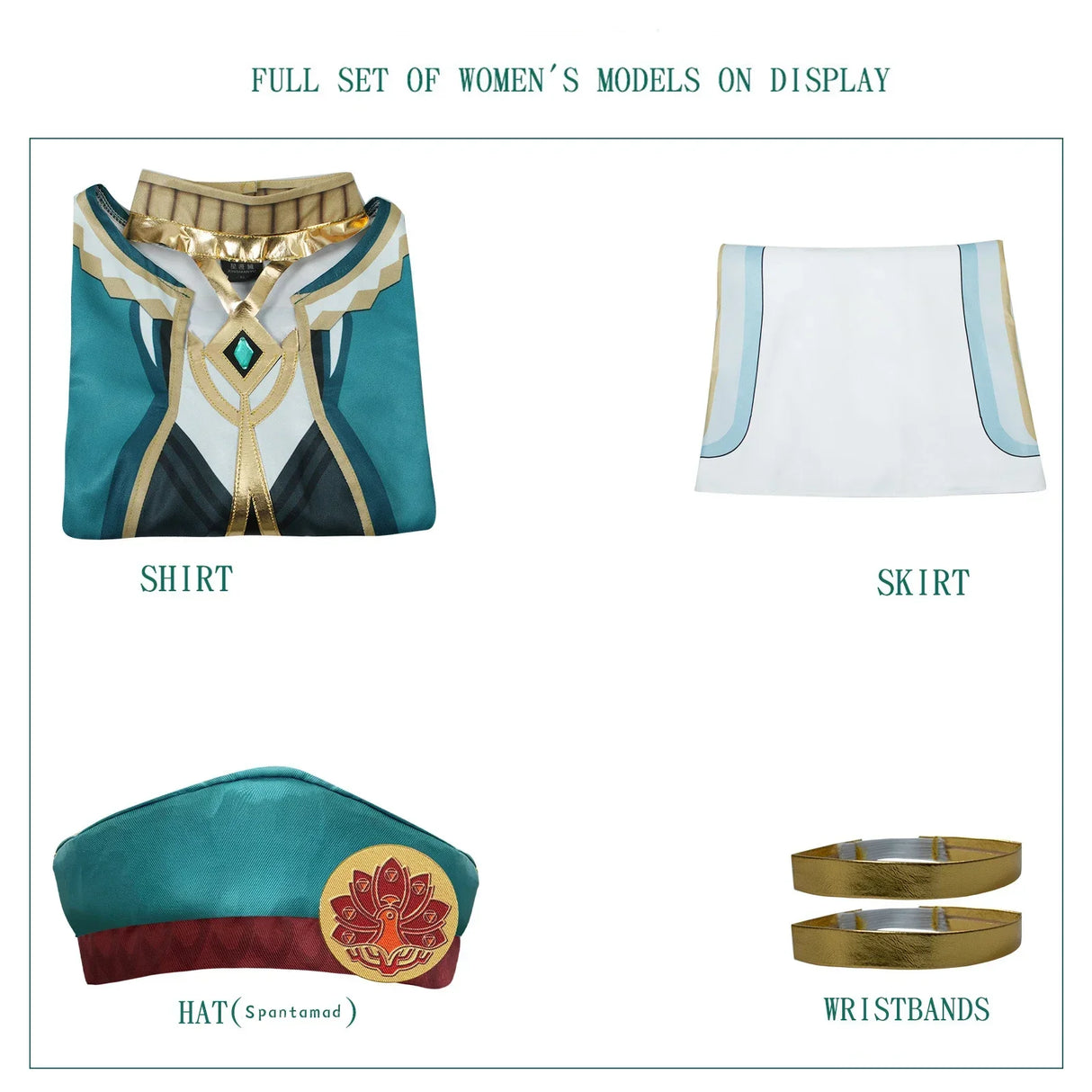 Akademiya Cosplay Uniform Set