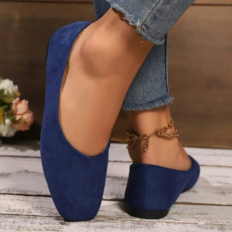 Women’s Square Toe Shallow Casual Ballet Flats