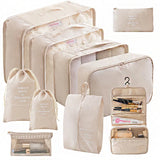 10/7-Piece Travel Organizer Set – Suitcase Packing Cubes