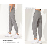 Hearuisavy Loose Quick-Dry Yoga Pants – Pleated Jogging Capris with Pockets