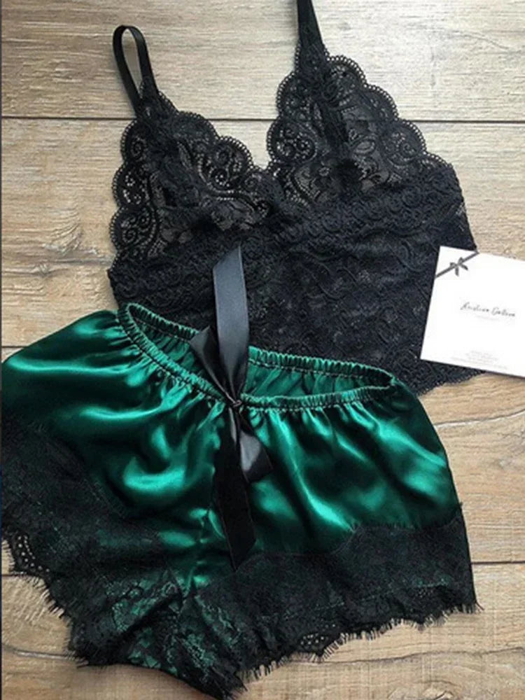 Bella Lace Babydoll Set