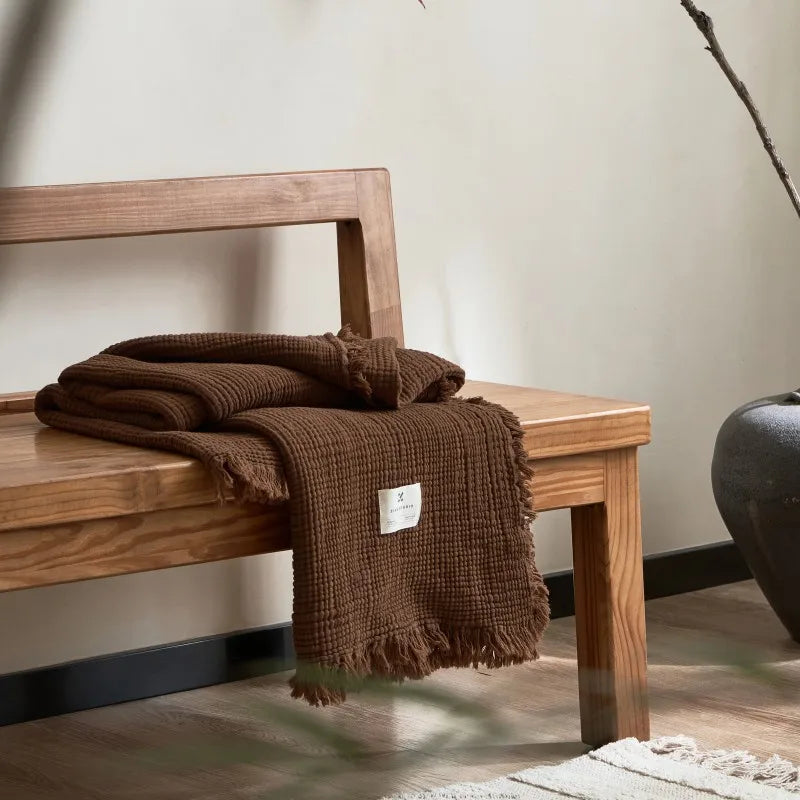 Soft Cotton Throw Blanket