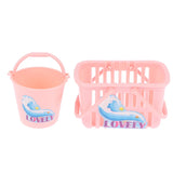 Kids Dollhouse Laundry Play Set